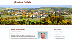 Desktop Screenshot of dalheim-rheinhessen.de